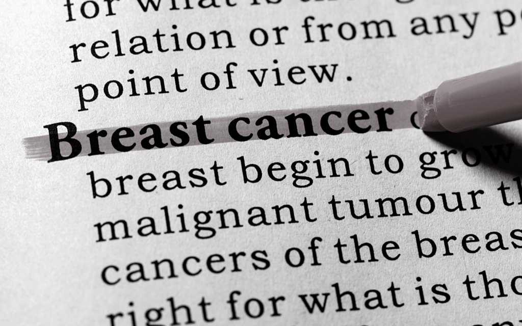 Definition of breast cancer.