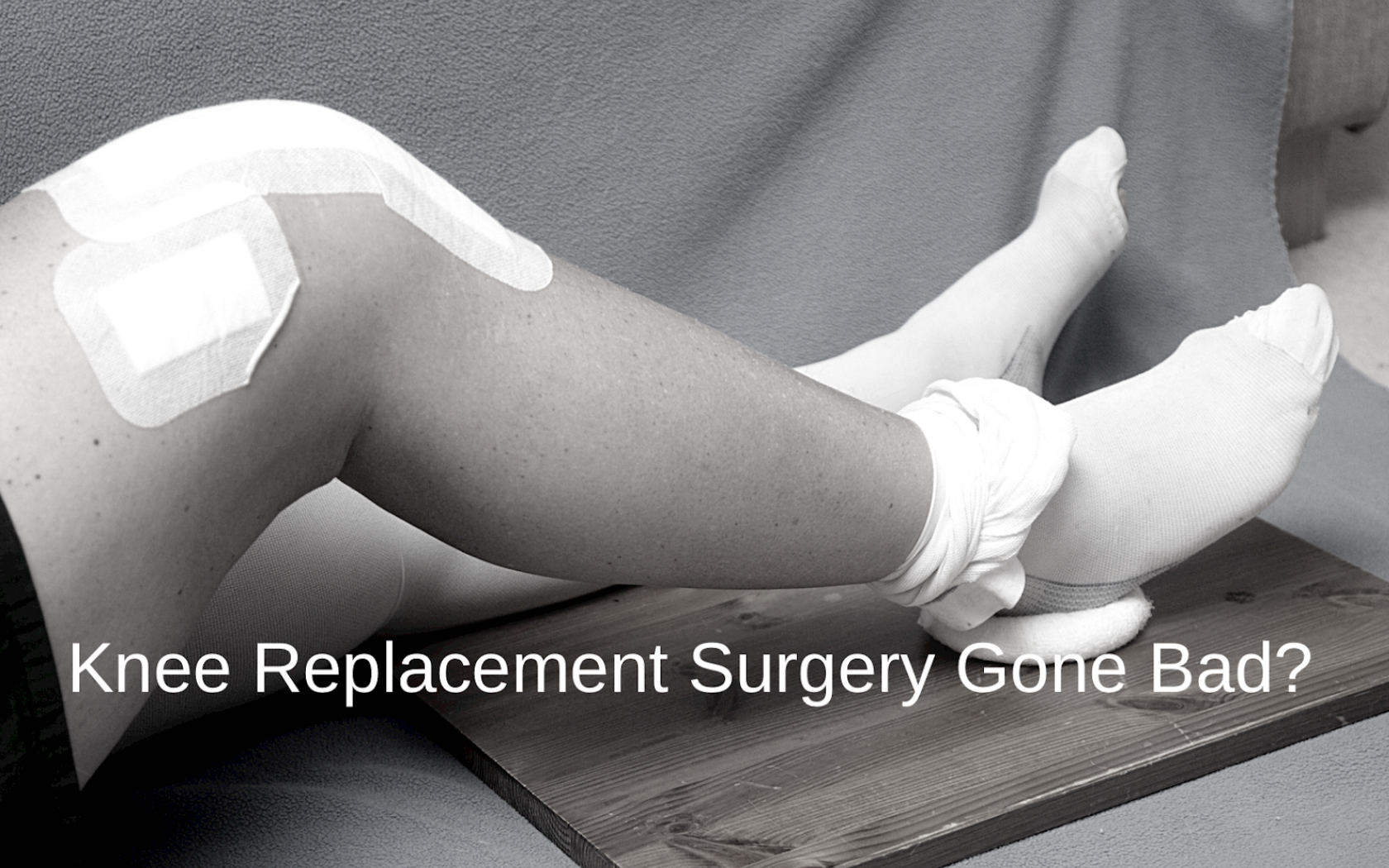 An awry surgery can lead to a knee replacement infection lawsuit.
