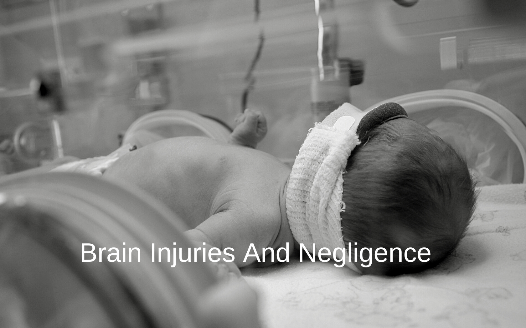 Baby suffering due to negligence.