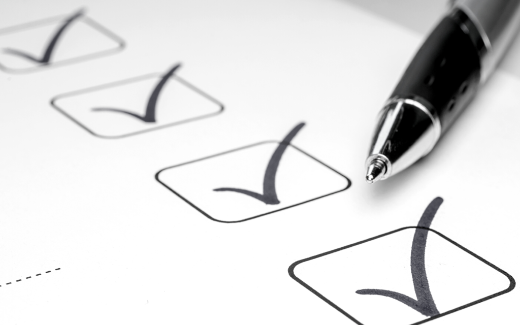 Checklist for choosing right attorney.