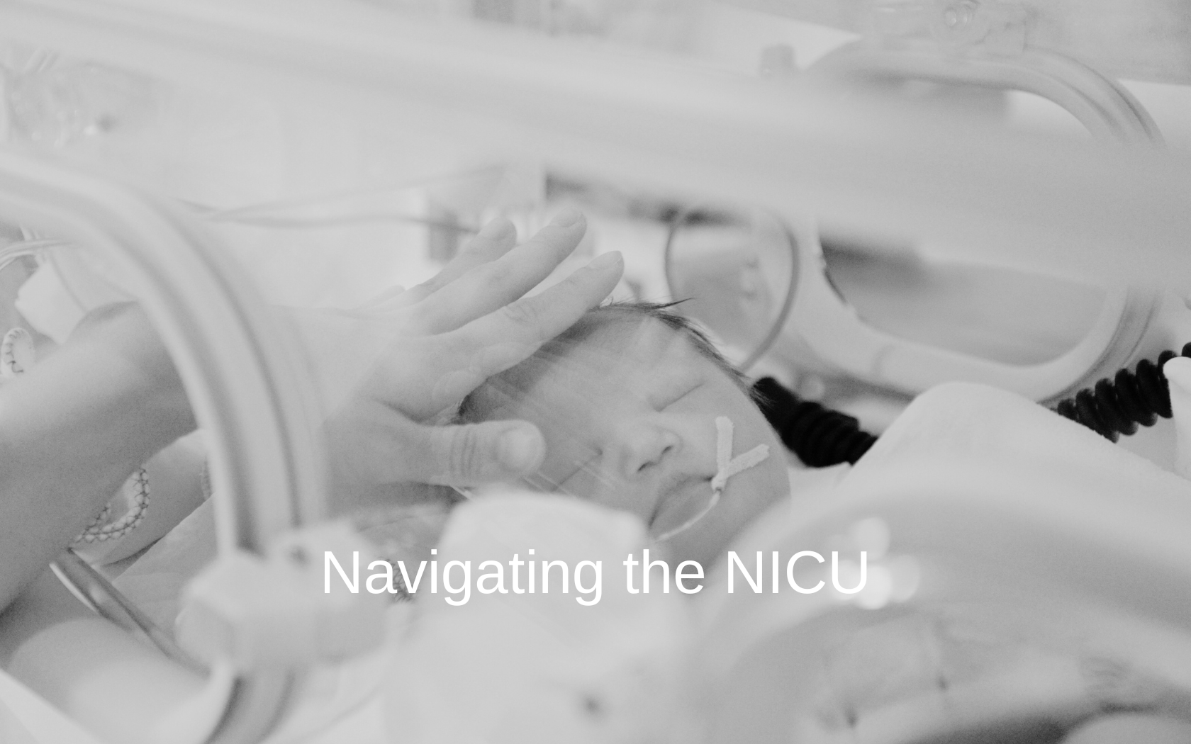 Parents navigate NICU with their baby.