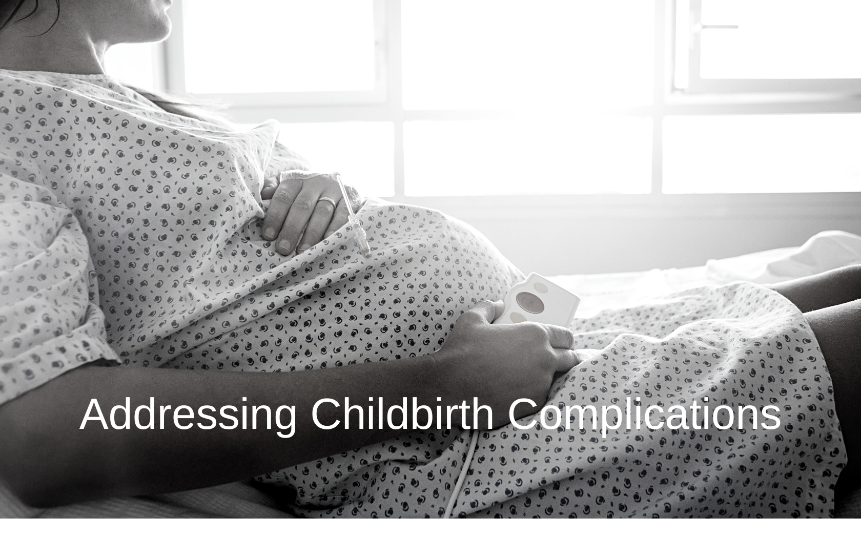 Mother faces childbirth complications.
